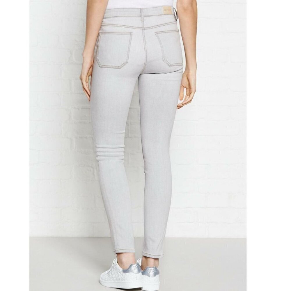 Mih Denim Skinny Ankle Jeans Womens 25 Gray High Rise Stretch Bridge - Picture 2 of 5